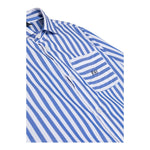 Fay Camicia Mezza Manica con Fantasia A Righe per Bambino FS5P10 BIANCO FAY 