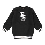 ELISABETTA FRANCHI abito manica lunga tinta unita cn logo Nero per Bambina EGAB183J NERO ELISABETTA FRANCHI 