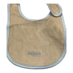 LE BEBE' bavetta tinta unita con stampa logo Beige per Neonato LBB5077 BEIGE LE BEBE' 