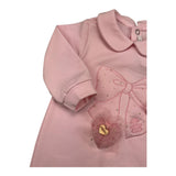 LE BEBE' tutina manica lunga tinta unita cn stampa orso Rosa per Neonata LBG5374 ROSA LE BEBE' 