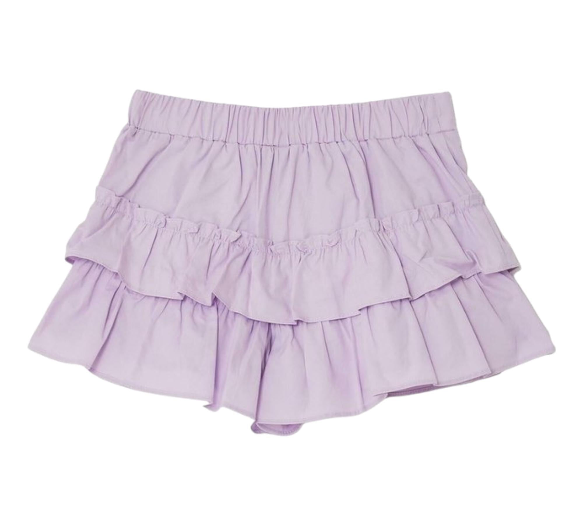 Liu Jo Short Tinta Unita Modello Gonna per Neonata KA5125NXX LILLA LIU JO 