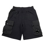 C.P. Company Bermuda In Tuta Tinta Unita per Bambino CUQ00E NERO C.P. COMPANY 