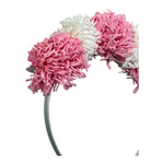 Monnalisa Cerchietto Tinta Unita con Applicazioni per Bambina 39E008 BIANCO MONNALISA 