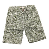 Zhoe &amp; Tobiah Einfarbige Bermudashorts mit weißem Muster für Jungen