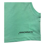 Hinnominate Einfarbiges Tanktop mit Rundhalsausschnitt und Aqua-Print für Mädchen