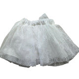 Le Bebe Gonna Tinta Unita con Ricami per Neonata LBG6395 BIANCO LE BEBE 
