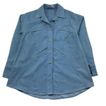 John Richmond Camicia In Denim Tinta Unita Manica Lunga per Bambina RGP26070CA AZZURRO JOHN RICHMOND 