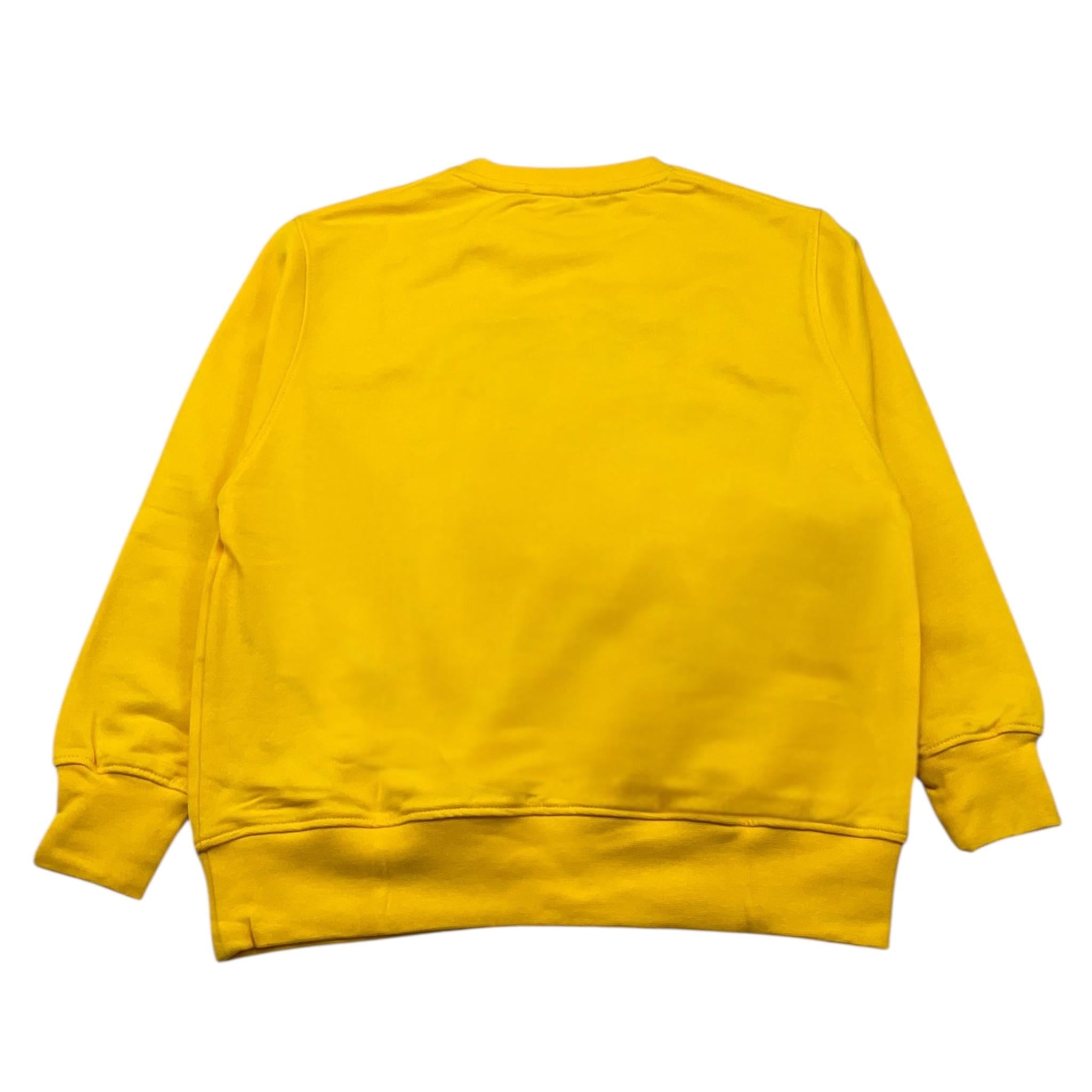 ELISABETTA FRANCHI felpa chiusa girocollo tinta unita con logo Giallo per Bambina EFFE132 GIALLO ELISABETTA FRANCHI 