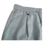 Antony Morato Pantalone Tinta Unita con Elastico In Vita per Bambino MKTS00021X AZZURRO ANTONY MORATO 
