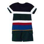 Guess Completo 2 Pezzi T-Shirt -Bermuda per Neonato I4RG07KC334 VERDE GUESS 