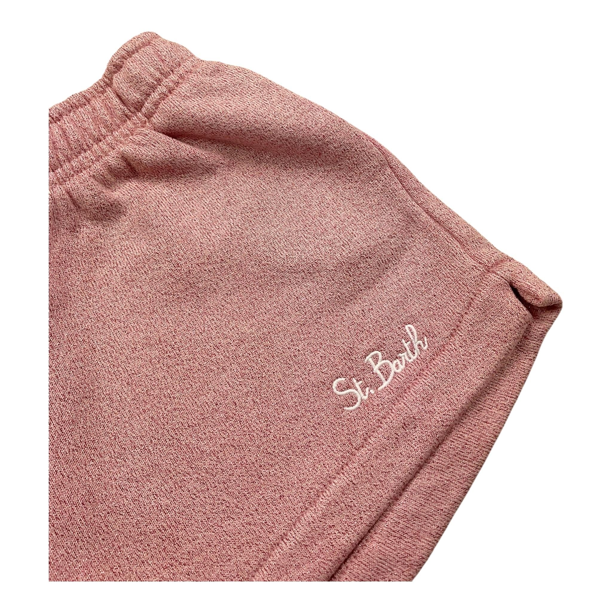 Saint Barth Short In Tuta Tinta Unita con Elastico In Vita per Bambina CATE0002 ROSA SAINT BARTH 