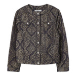 Etro Giubbino In Denim Tinta Unita Stampa Fantasia per Bambina GW2A07 BLU ETRO 