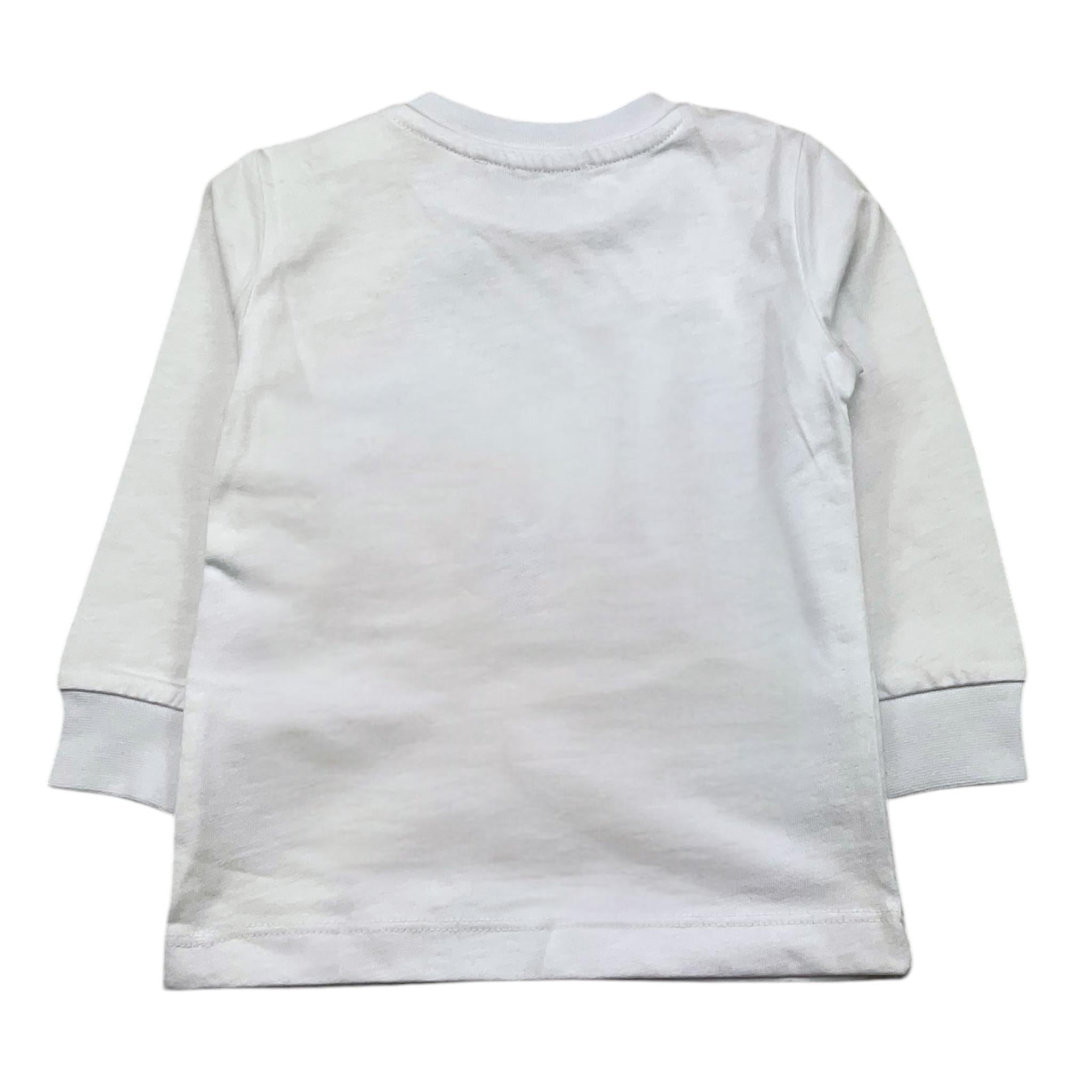 ICEBERG shirt girocollo tinta unita con stampa in contrasto Bianco per Neonato TSICE5328B BIANCO ICEBERG 