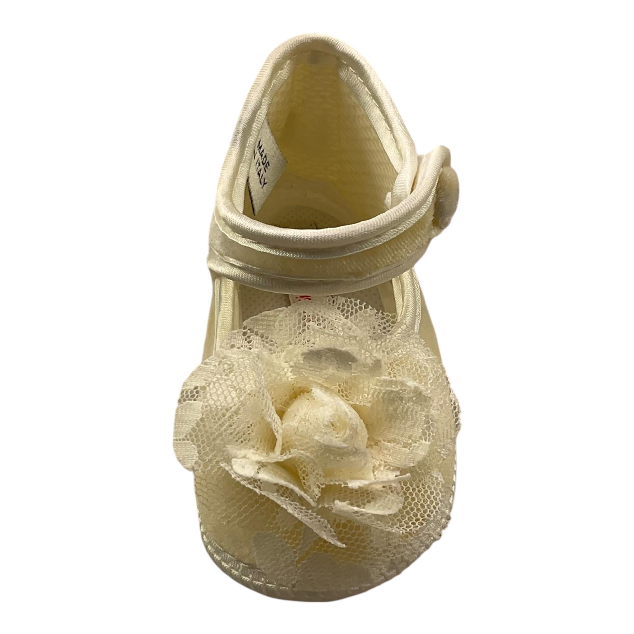 LE BEBE' sandali tinta unita cn applicazione Avorio per Neonata LB9202 AVORIO LE BEBE' 