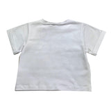 Twinset T-Shirt mit Rundhalsausschnitt, einfarbig, mit weißem Aufdruck für Baby-Mädchen