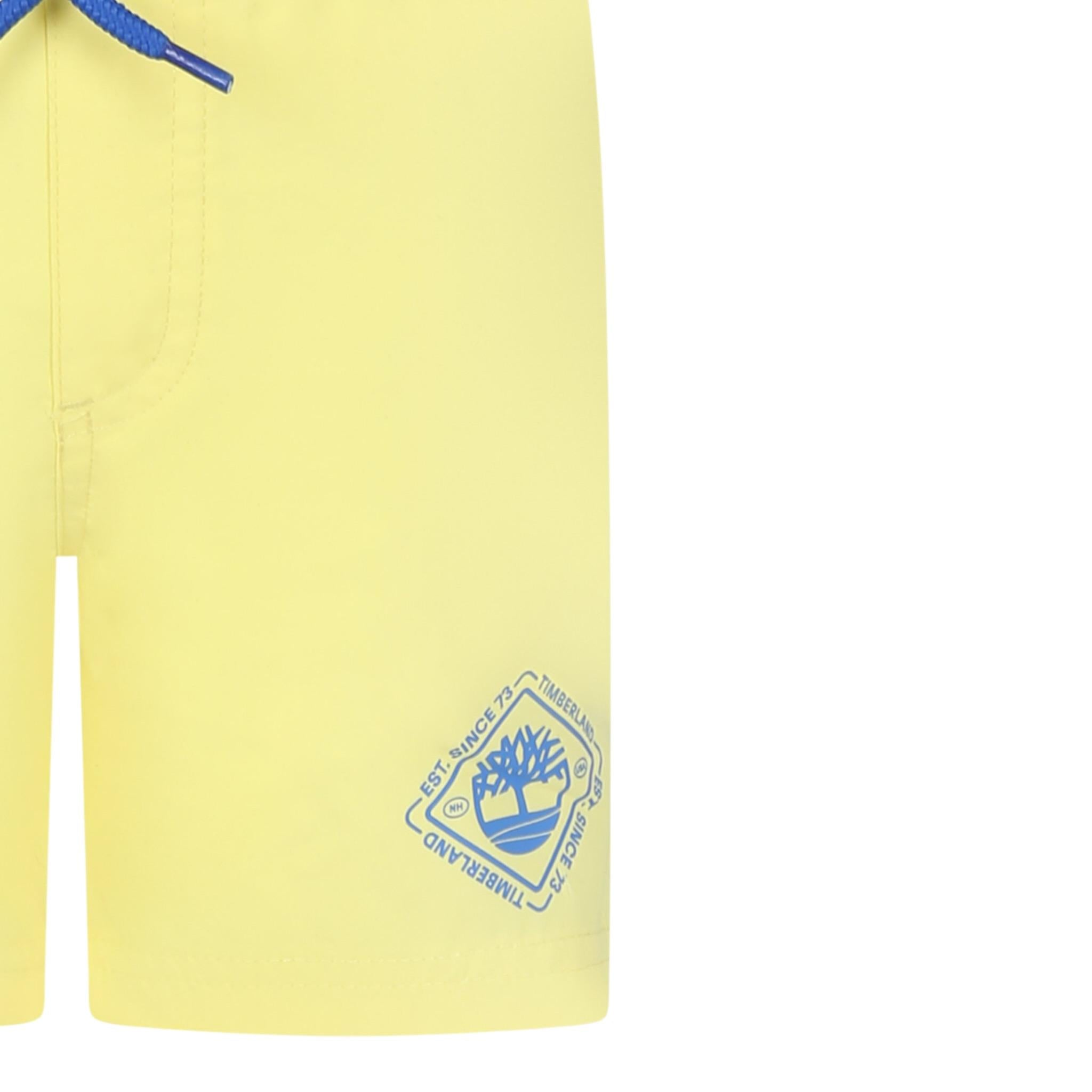 Timberland Costume Tinta Unita con Logo per Bambino T60481J GIALLO TIMBERLAND 