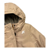 K-WAY giubbino tinta unita con zip e cappuccio Beige per Bambina K41383WXX BEIGE K-WAY 
