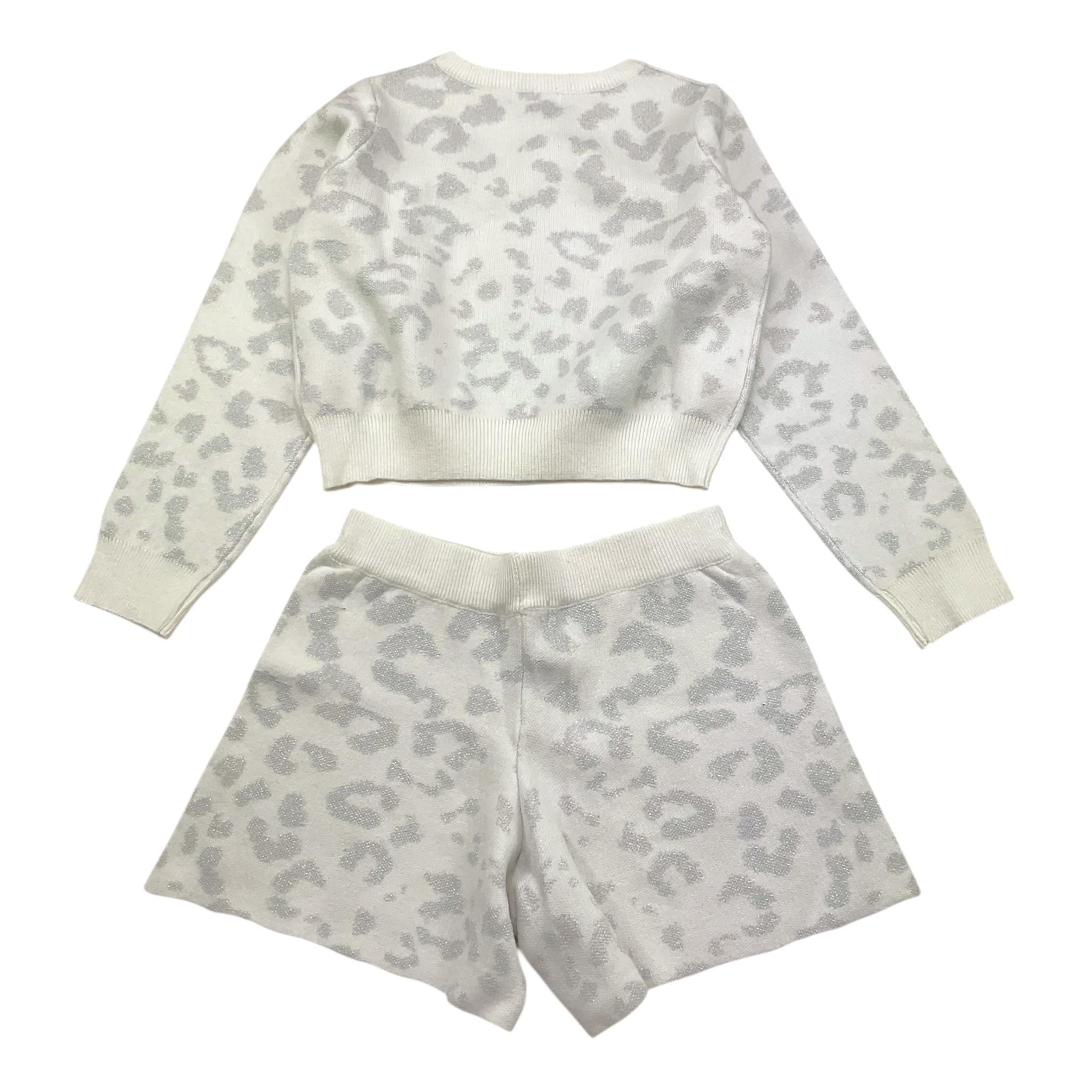 FUN & FUN completo 2pz maglia-short tinta unita con fantasia maculata Bianco per Neonata FCBSW00135XXN BIANCO FUN & FUN 