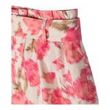 Twinset Complete 2-teiliges T-Shirt-Bermuda zweifarbig weiß/rosa für Baby-Mädchen