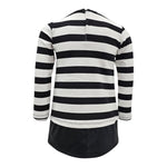 EMC abito manica lunga fantasia a righe Bianco/nero per Bambina AA4812 BIANCO/NERO EMC 