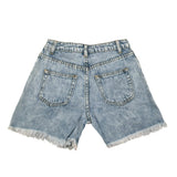 Manila Grace Short In Denim con Girovita Regolabile per Bambina 430PMBS25X AZZURRO MANILA GRACE 