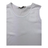 I'M Brian Einfarbiges Tanktop mit Rundhalsausschnitt in Weiß für Jungen