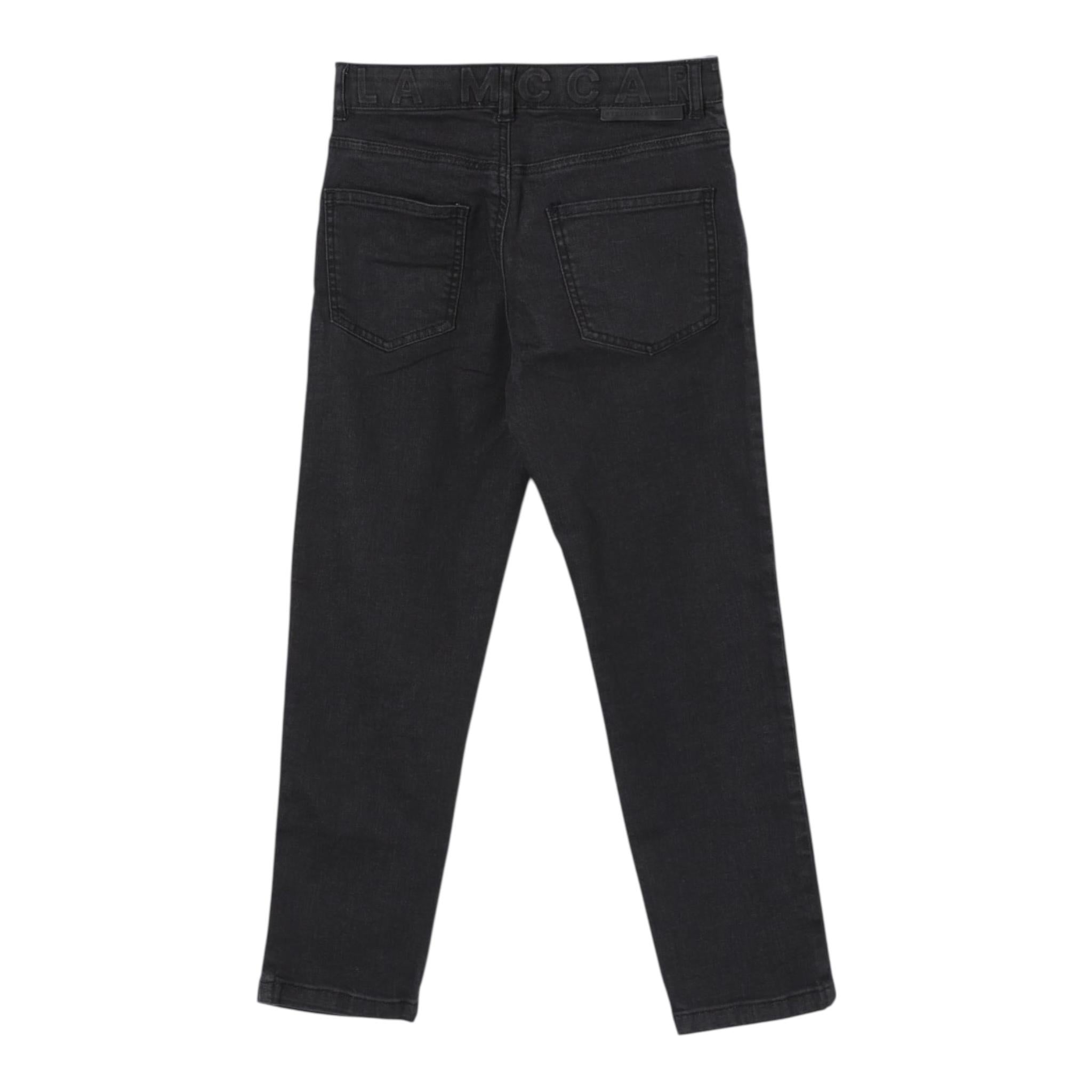 Stella Mccartney Jeans Tinta Unita con Girovita Regolabile per Bambino TV6P20 NERO STELLA McCARTNEY 
