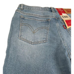 Levi'S Jeans Tinta Unita con Girovita Regolabile per Bambina 3EG381 AZZURRO LEVI'S 