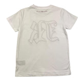 JOHN RICHMOND t-shirt girocollo tinta unita con stampa in contrasto Bianco per Bambina RGA25078TS BIANCO JOHN RICHMOND 