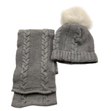 MARTIN ARANDA set cappello-sciarpa tinta unita Grigio per Bambino L03110067 GRIGIO MARTIN ARANDA 