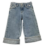 LE BEBE' jeans tinta unita modello palazzo Azzurro per Neonata LBG6138 AZZURRO LE BEBE' 
