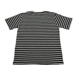 Paolo Pecora T-Shirt Girocollo tinta unita con Stampa A Righe Nero per Bambino P2668 NERO PAOLO PECORA 