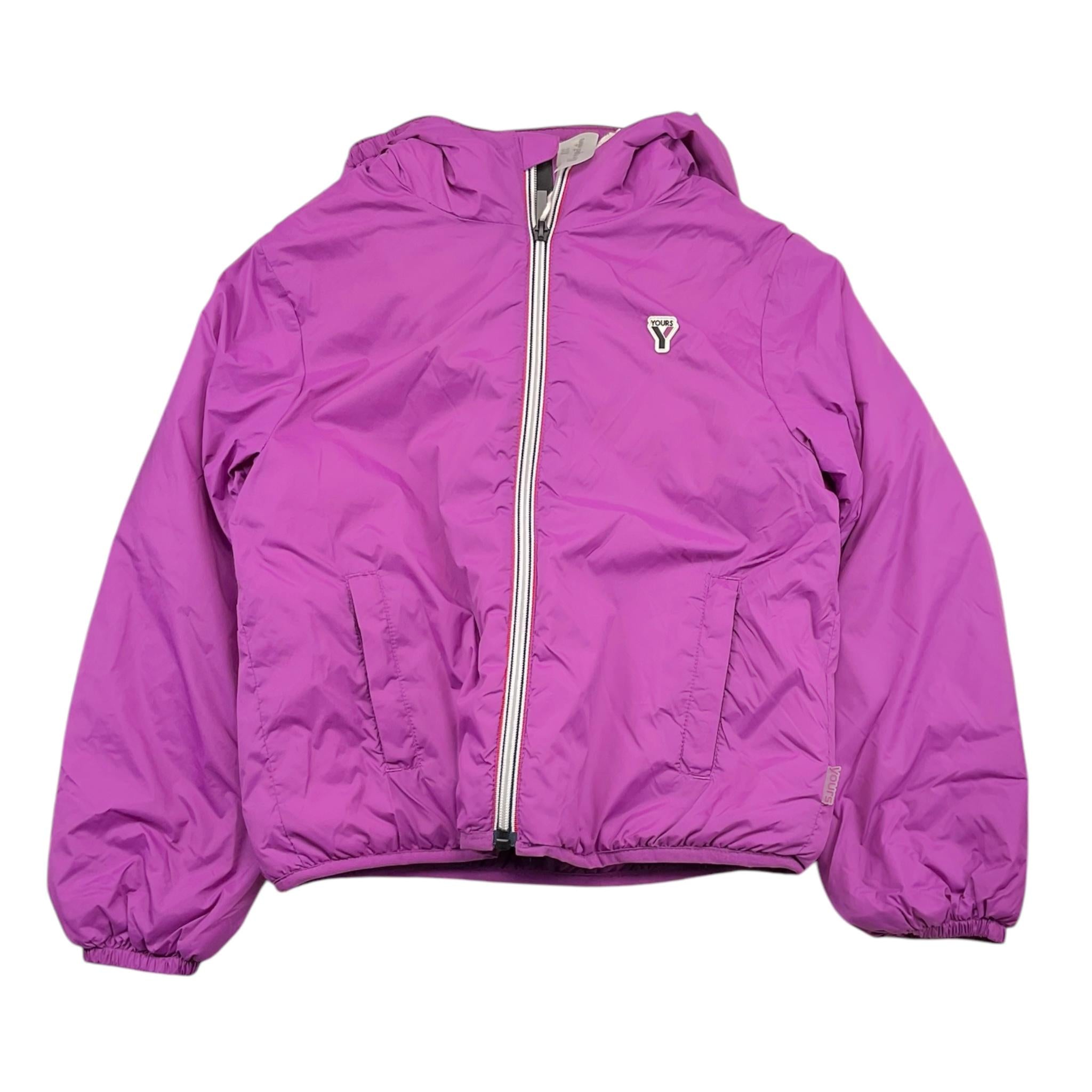 YOURS giubbino tinta unita con zip e cappuccio Magenta per Bambina BY1800 MAGENTA YOURS 