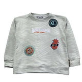 Just Cavalli Felpa Chiusa Girocollo Tinta Unita con Stampe per Bambino JGP26204FE VERDE JUST CAVALLI 