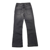 Odi Et Amo Einfarbige Jeans mit schwarzem Logo-Print für Mädchen