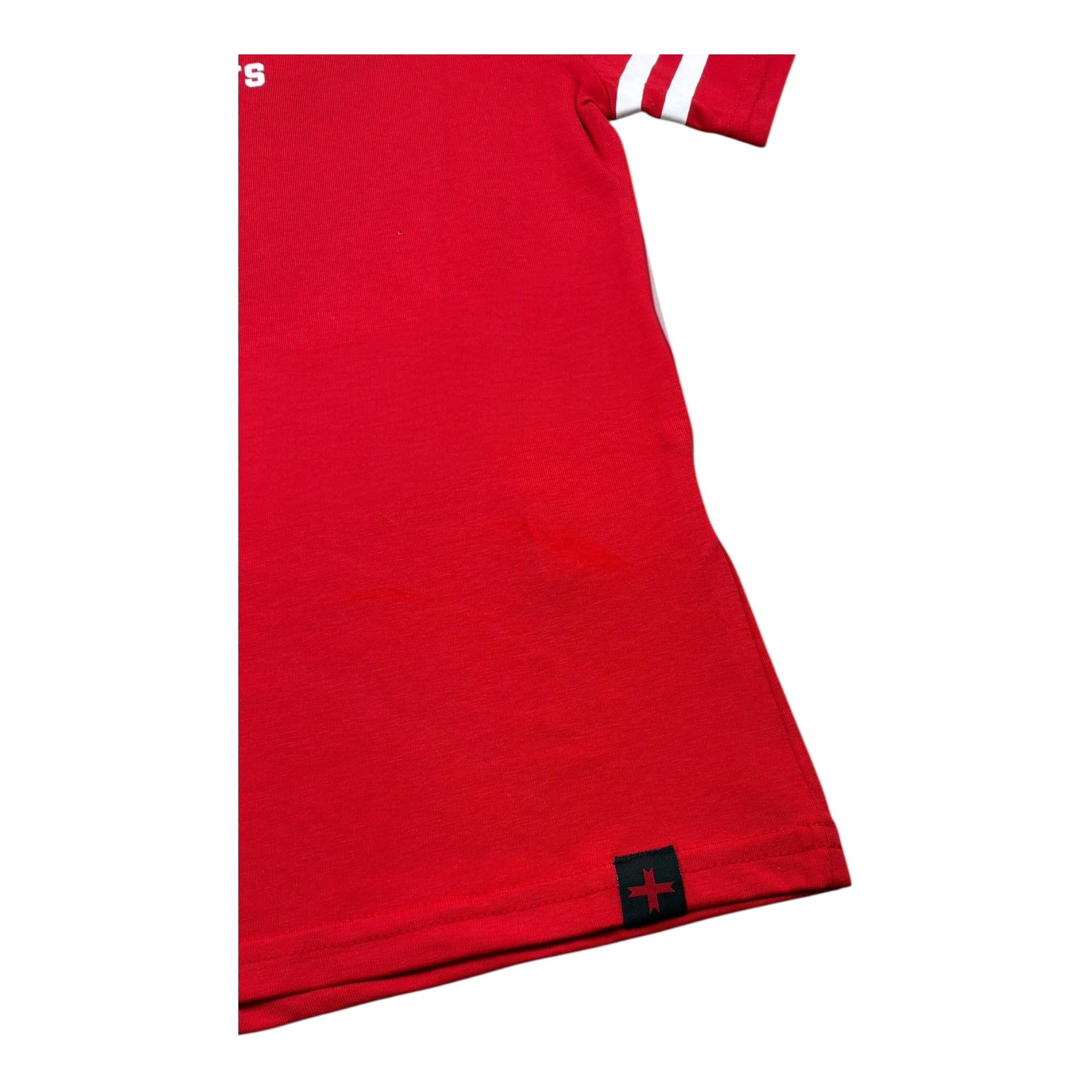 Zu+Elements T-Shirt Girocollo Tinta Unita con Logo per Bambino ZU319 ROSSO ZU+ELEMENTS 