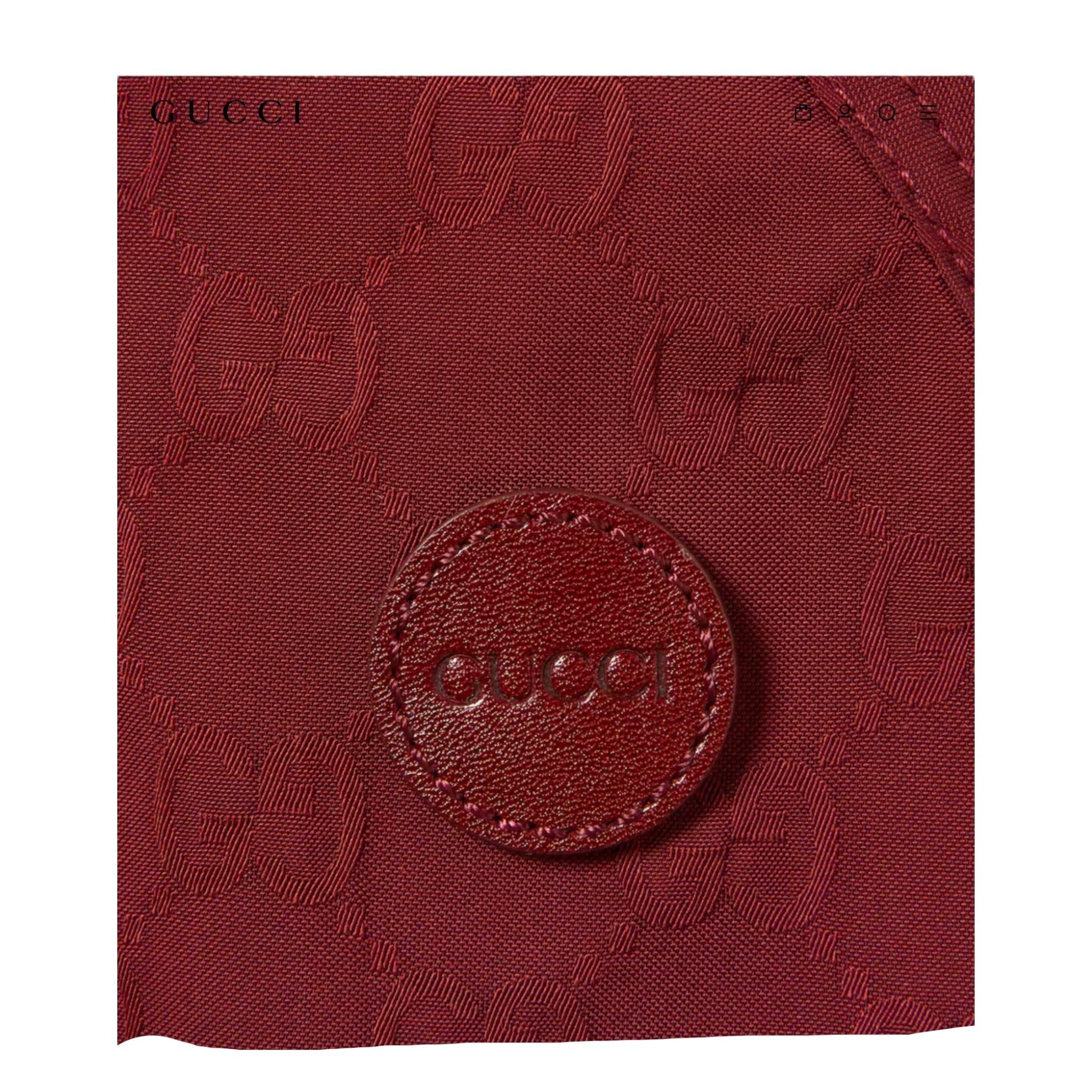 Gucci Giubbino Tinta Unita con Stampe Loghi per Neonato 8044388 BORDEAUX GUCCI 