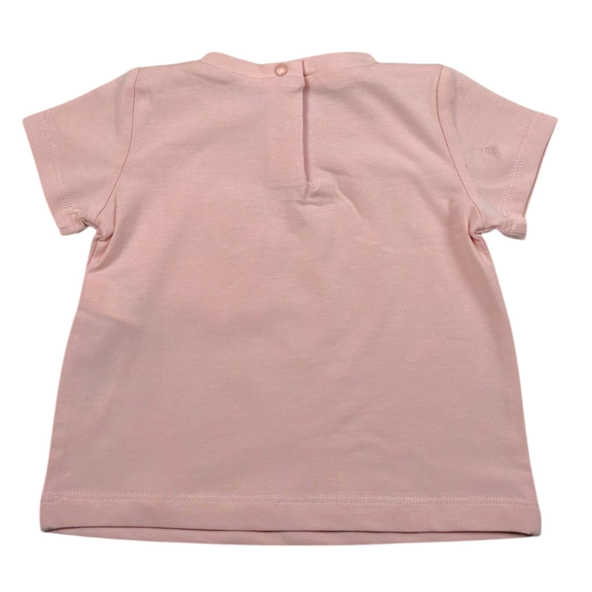 Liu Jo T-Shirt Tinta Unita con Stampa per Neonata KA3165J5003 ROSA LIU JO 