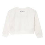 JOHN RICHMOND felpa tinta unita girocollo con stampa Bianco per Bambina RGA24053FEXXJ BIANCO JOHN RICHMOND 