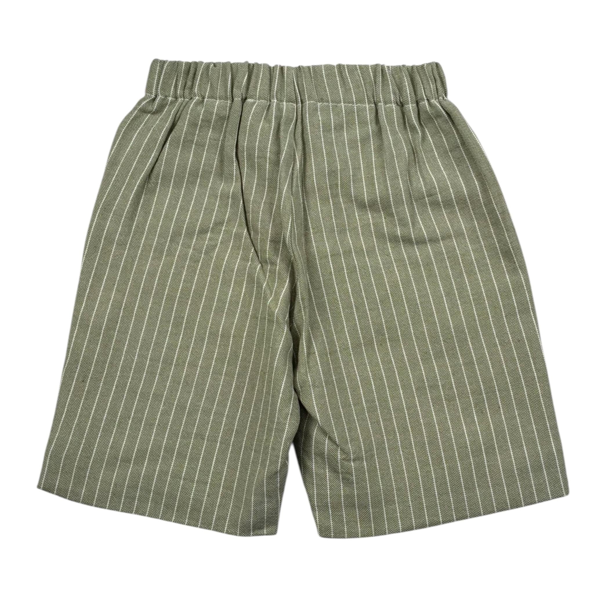 La Stupenderia Bermuda tinta unita con Elastico In Vita Verde per Bambino TCBR73XX VERDE LA STUPENDERIA 