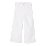Twinset Pantalone Modello A Palazzo Tinta Unita per Bambina 251GJ2611X BIANCO TWINSET 