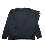 Cesare Paciotti Complete Crewneck Sweatshirt-Jogginghose Schwarz Trainingsanzug für Jungen