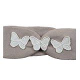 Baby Lord Fascia Capelli tinta unita con Applicazioni Beige per Neonata CO773 BEIGE BABY LORD 