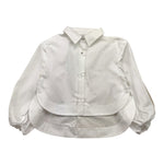 DONDUP camicia tinta unita manica lunga Bianco per Neonata DFCA028N BIANCO DONDUP 