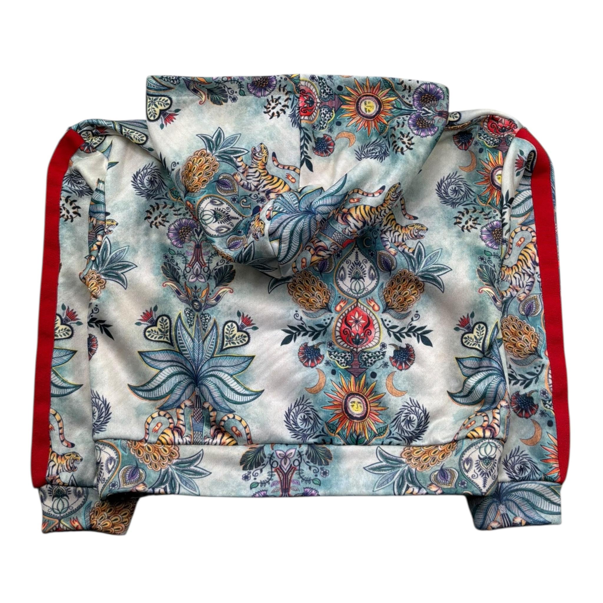 Just Cavalli Felpa Chiusa con Cappuccio Stampa Fantasia per Bambina JGP26116FE MULTICOLOR JUST CAVALLI 