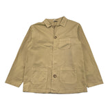 Pype Langarmhemd Einfarbig Beige für Jungen