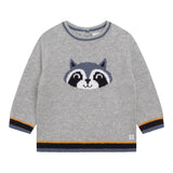 CARRE'MENT BEAU maglia girocollo tinta unita con ricamo Grigio per Bambino Y05281 GRIGIO CARRE'MENT BEAU 
