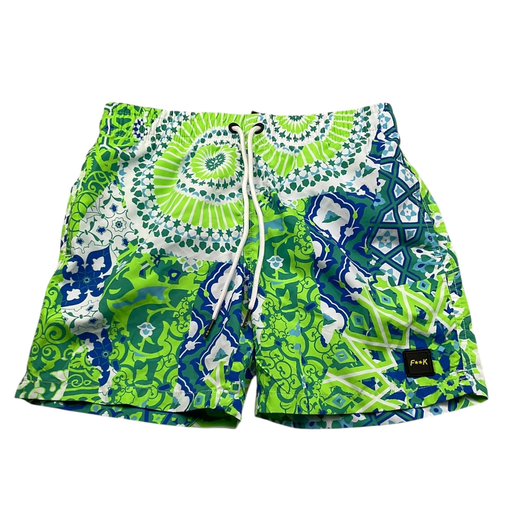 F**K Costume Modello Boxer Tinta Unita con Fantasia per Bambino 6215 BIANCO F**K 