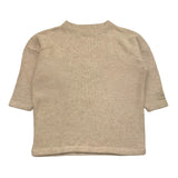@MADILLY maglia tinta unita grocollo  Sabbia per Bambina 018899 SABBIA @MADILLY 