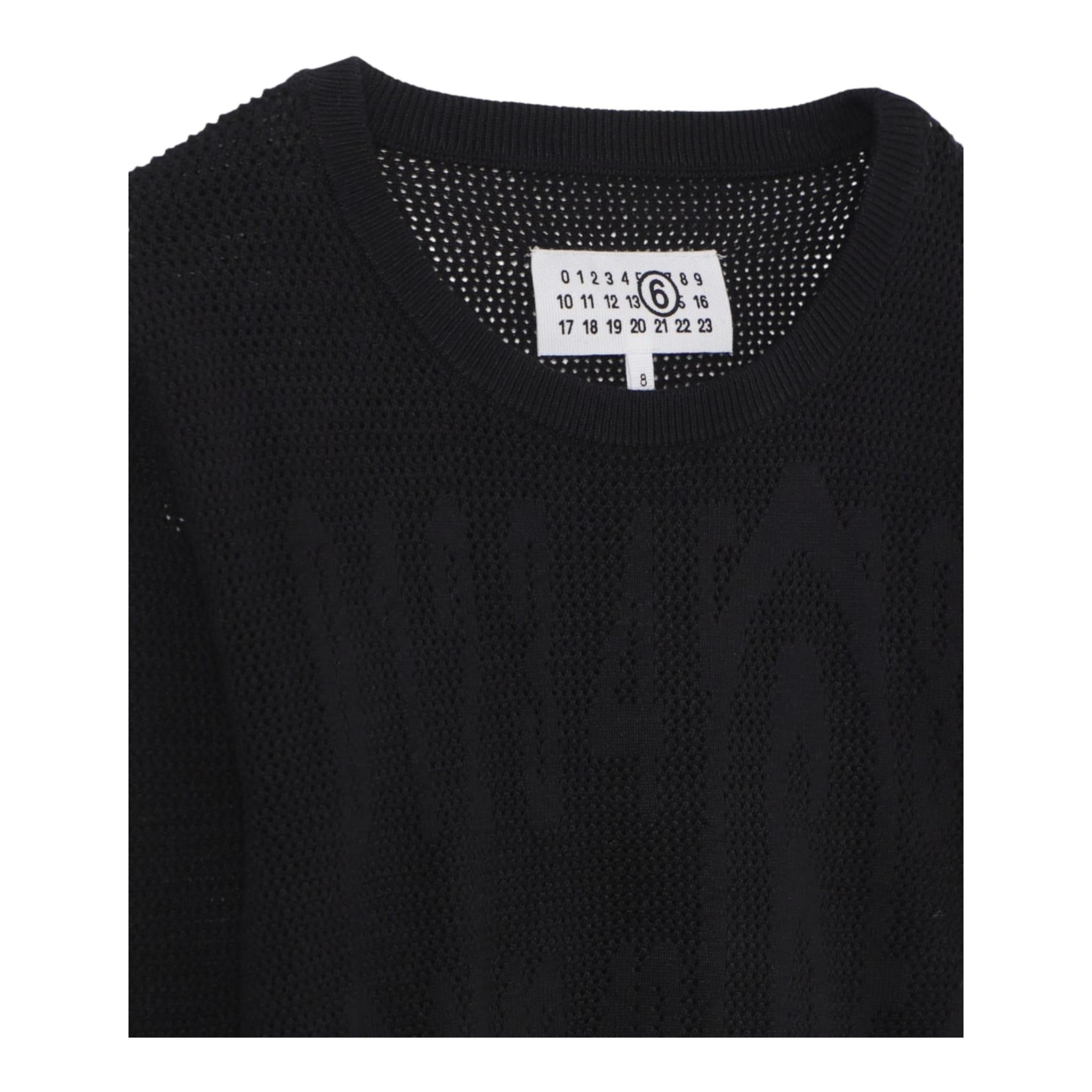 Maison Margiela Maglia Tinta Unita Girocollo per Bambino M60781M NERO MAISON MARGIELA 